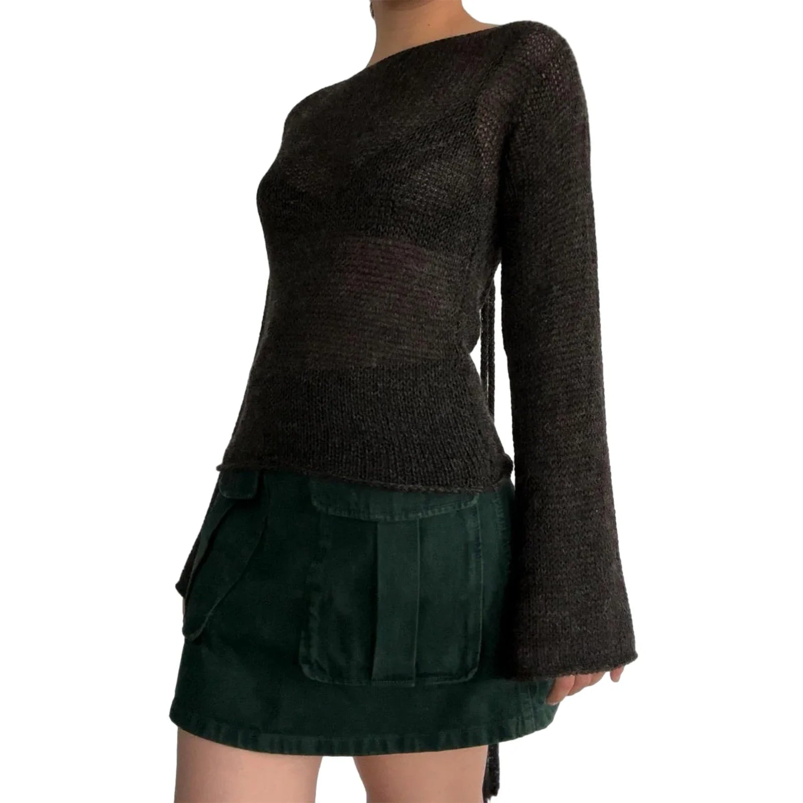 Tie Back Sweater